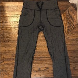 Lululemon Base Runner Pant III Slate/Black Size 4